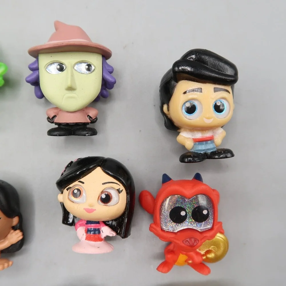 Disney Doorables Lot of 12 Moana Minnie Stitch Jasmin Pocahontas Mike Mulan Eric